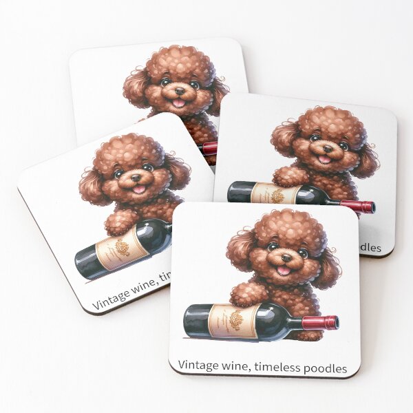 Item preview, Dogs and Wine designed and sold by toypoodlemom.