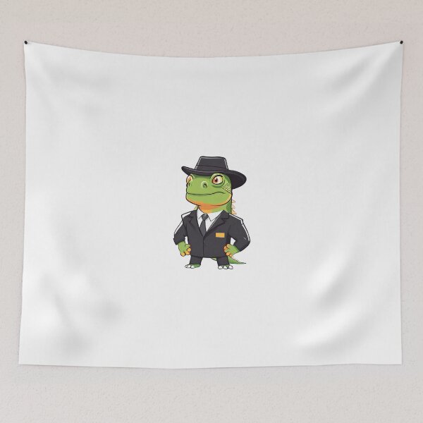Item preview, Mob Boss Lizard Classic designed and sold by Majestic Paws.