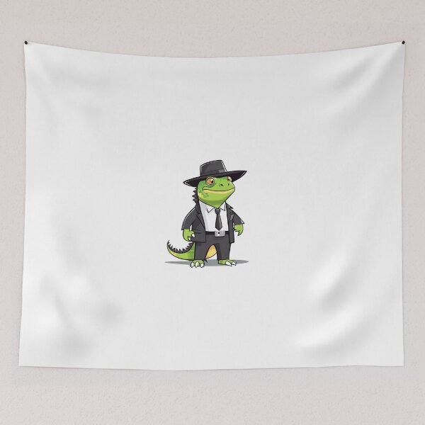Item preview, Mob Boss Lizard Classic designed and sold by Majestic Paws.