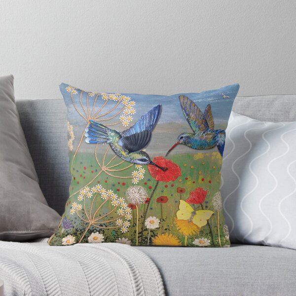 Artikelvorschau, Kolibris im Blumengarten entworfen und verkauft von Clitus.