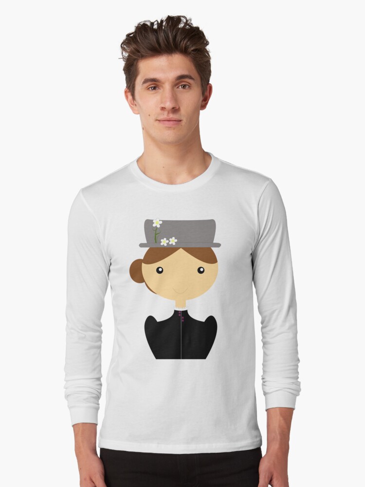 Imagen 1 de 5, Camiseta de manga larga con la obra Mary Poppins, diseñada y vendida por creotumundo.