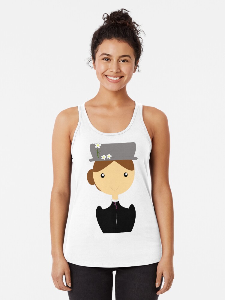 Imagen 1 de 3, Camiseta con espalda nadadora con la obra Mary Poppins, diseñada y vendida por creotumundo.