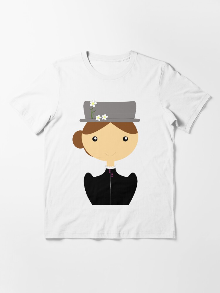 Imagen 3 de 7, Camiseta esencial con la obra Mary Poppins, diseñada y vendida por creotumundo.