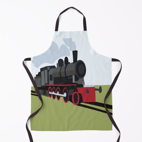 Item preview, Vintage Steam Train on Railroad Track Art designed and sold by Nisha Prabhu.
