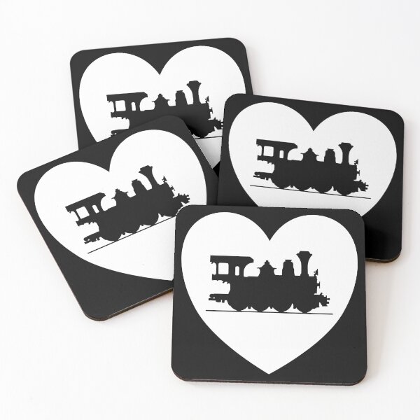 Item preview, I love trains. Design for trains lovers designed and sold by twisted-dot.