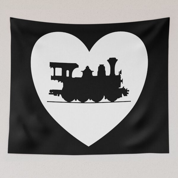 Item preview, I love trains. Design for trains lovers designed and sold by twisted-dot.