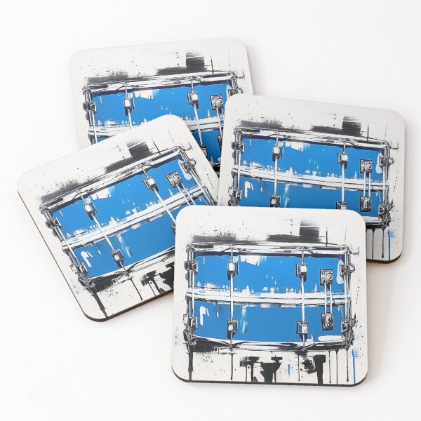 Item preview, Pintura de tambor azul designed and sold by rudimentrepub.