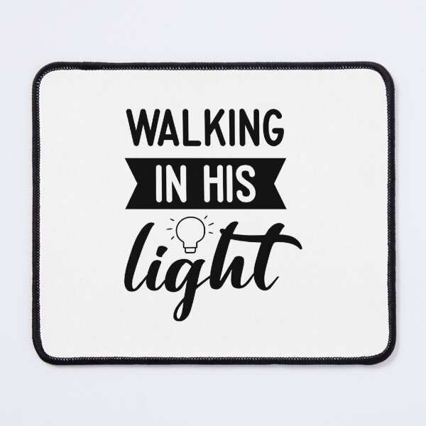 Item preview, Christian verse Walking in His Light designed and sold by BibleProject.