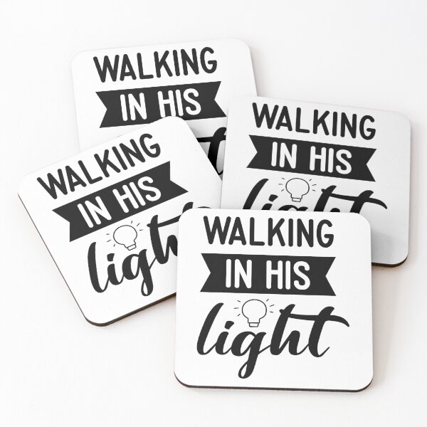 Item preview, Christian verse Walking in His Light designed and sold by BibleProject.