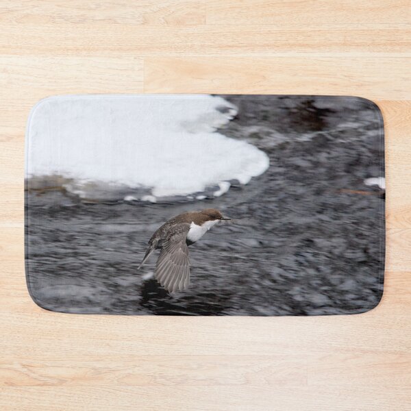 Item preview, 2 inch high. White-throated dipper designed and sold by Jouko Lehto Photography.