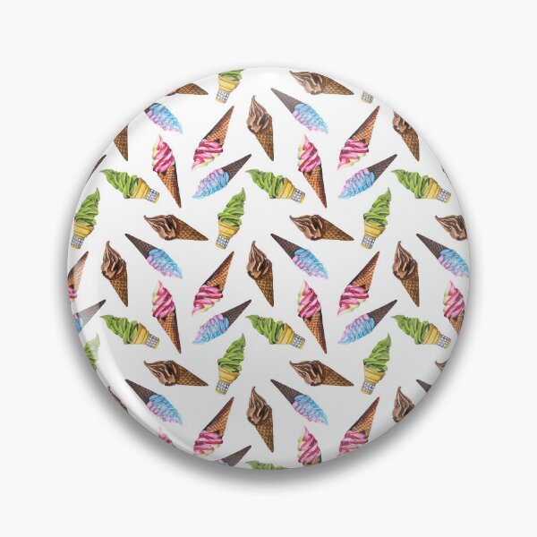 Item preview, Ice cream cones in a variety of flavors and beautiful colors for the summer. designed and sold by isaartboho.