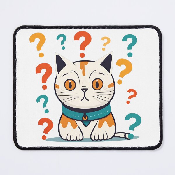 Item preview, Confused Cat designed and sold by Mozyden.