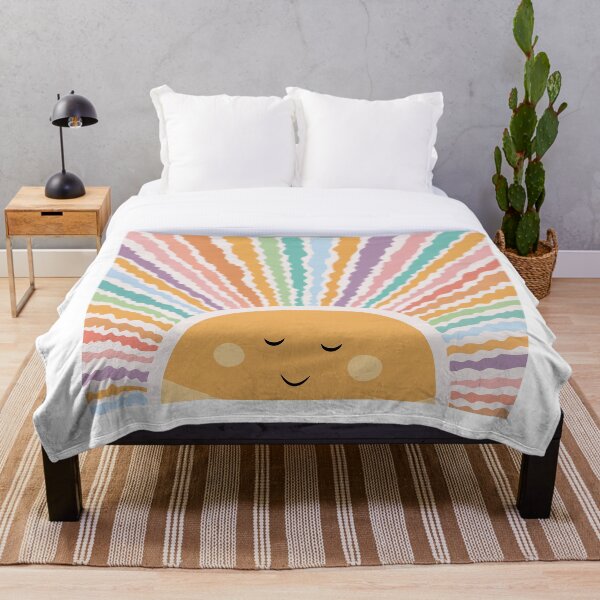 Aperçu de l'œuvre art boho arc-en-ciel avec soleil créée et vendue par RCrizil.