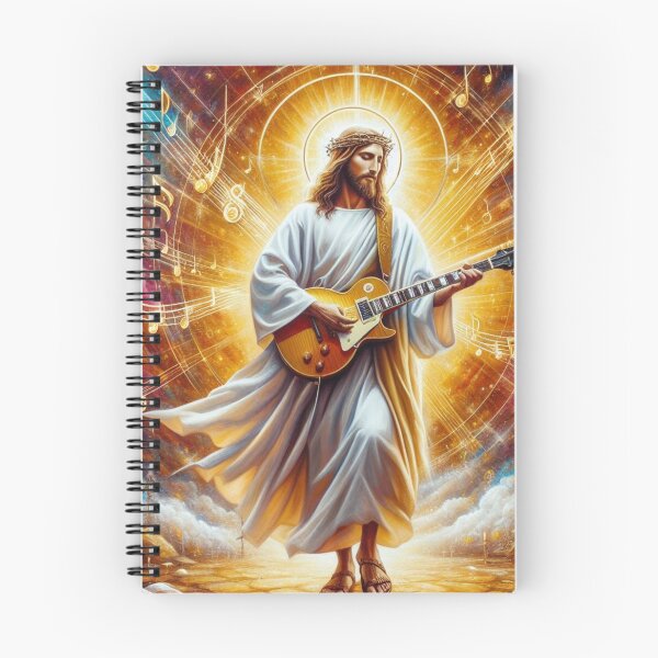 Item preview, Jesus Playing Electric Guitar designed and sold by Obinne.