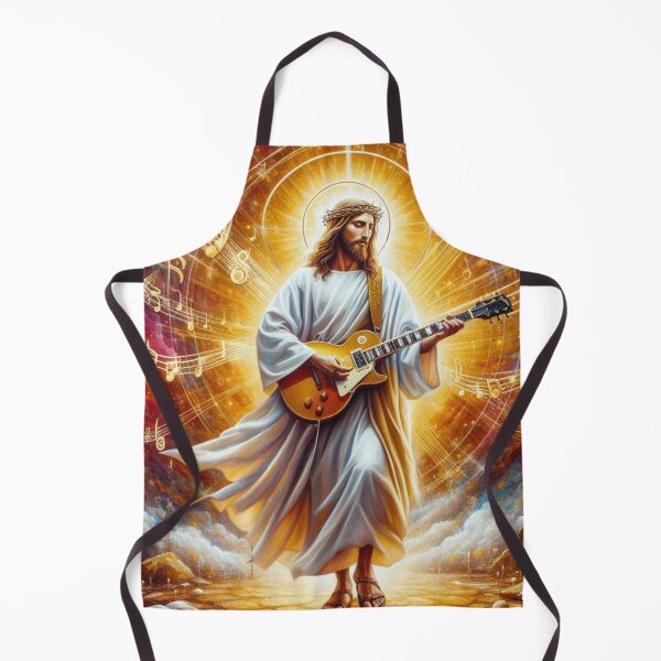 Item preview, Jesus Playing Electric Guitar designed and sold by Obinne.