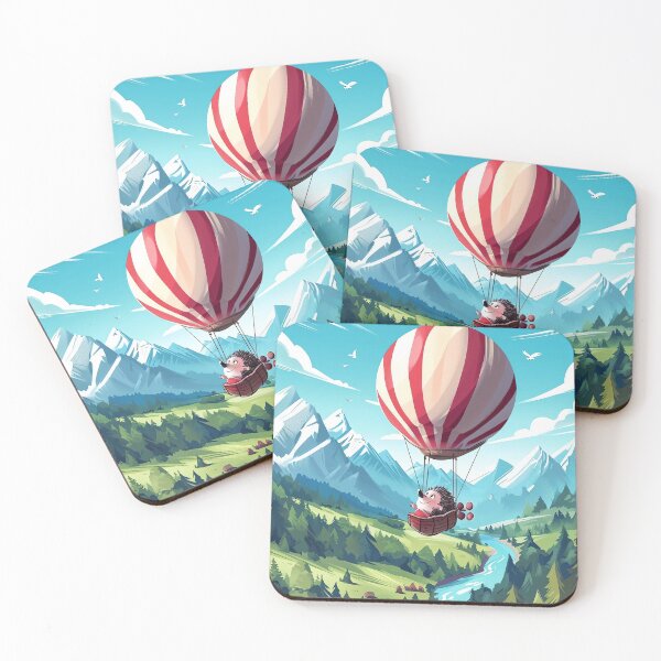 Item preview, Adventurous Hedgehog in Skies designed and sold by cute-animals99.