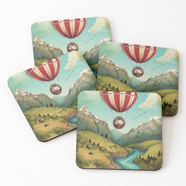 Item preview, Hedgehog Adventure designed and sold by cute-animals99.