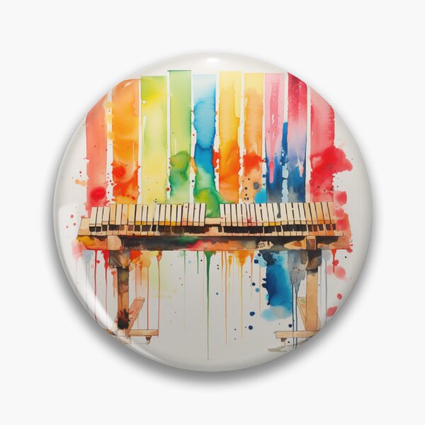 Item preview, Spray Paint Marimba Painting designed and sold by rudimentrepub.