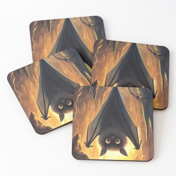Item preview, Glowing Bat in Cave designed and sold by cute-animals99.
