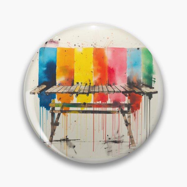 Item preview, Street Art Marimba Painting designed and sold by rudimentrepub.