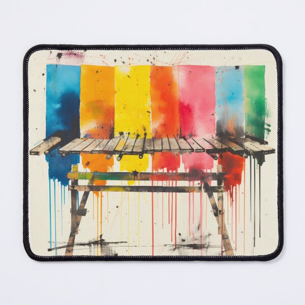 Item preview, Street Art Marimba Painting designed and sold by rudimentrepub.