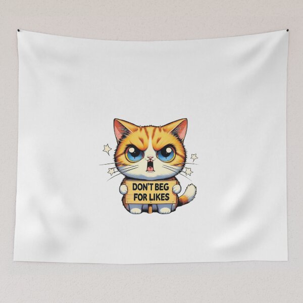 Item preview, Dont Beg For Likes designed and sold by Funky  Fibers.