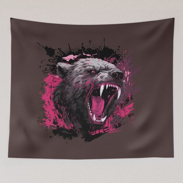 Item preview, Grizzley Gothcore Brown Bear designed and sold by OdinsBigBeard.