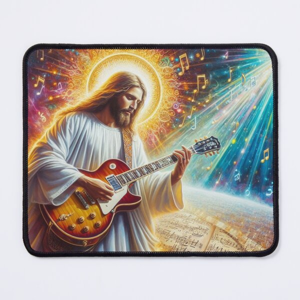 Item preview, Jesus Playing Guitar designed and sold by Obinne.