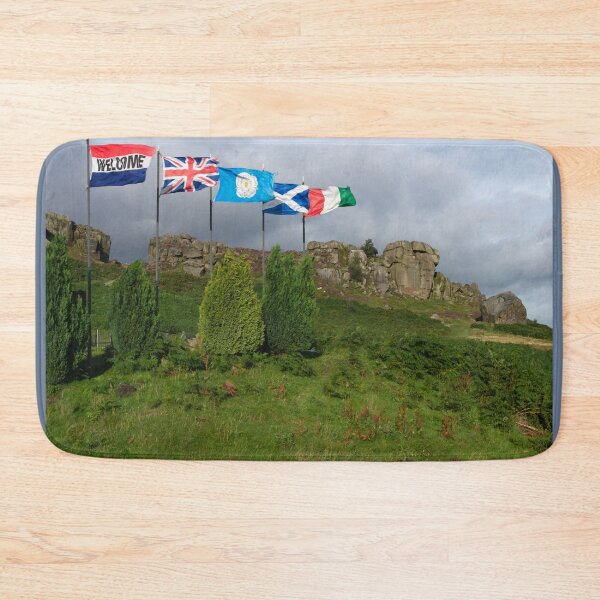 Item preview, Ilkley Moor Cow Calf and Flags designed and sold by Alisonchambers2.