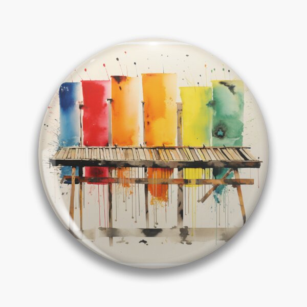 Item preview, Xylophone Street Art Painting designed and sold by rudimentrepub.