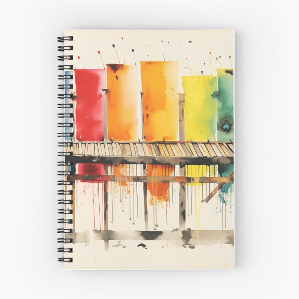 Item preview, Xylophone Street Art Painting designed and sold by rudimentrepub.