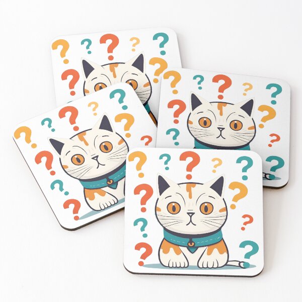 Item preview, Confused Cat designed and sold by Mozyden.