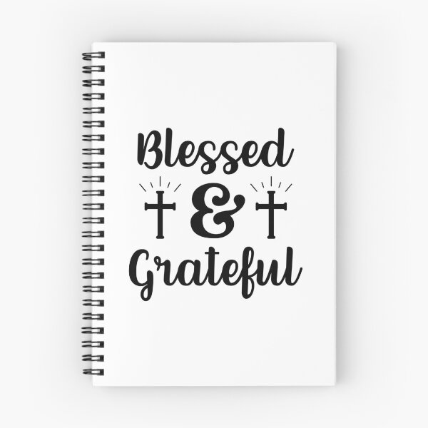 Item preview, Christian verse Blessed and Grateful designed and sold by BibleProject.