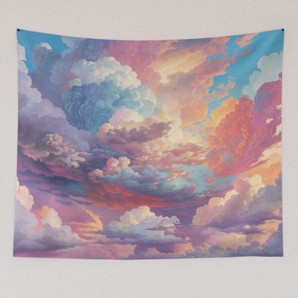 Item preview, A colorful clouds in the sky designed and sold by johndesign88.