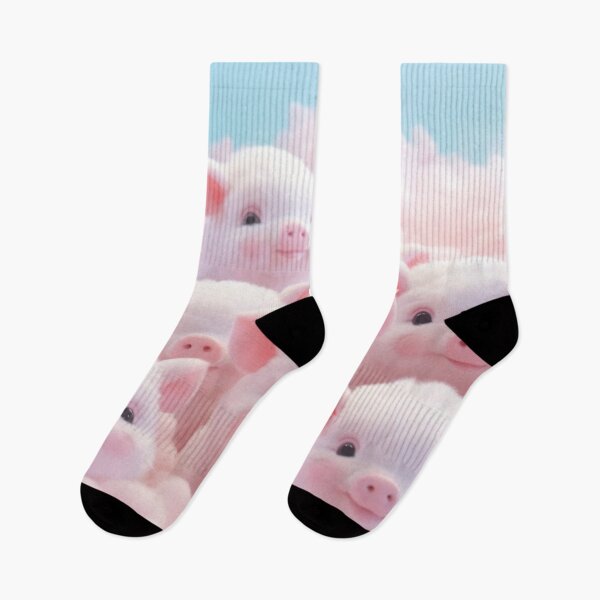 Item preview, cute pink piglets, aesthetic designed and sold by Mauswohn.