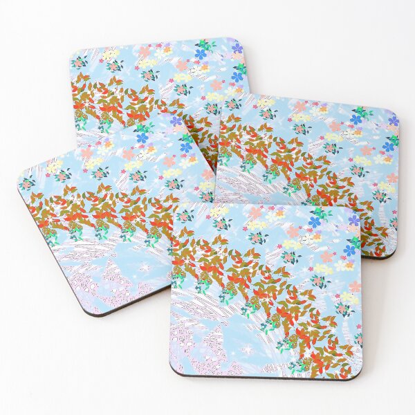 Item preview, Woven bamboo panels with magic flowers. designed and sold by MigWhimsy.