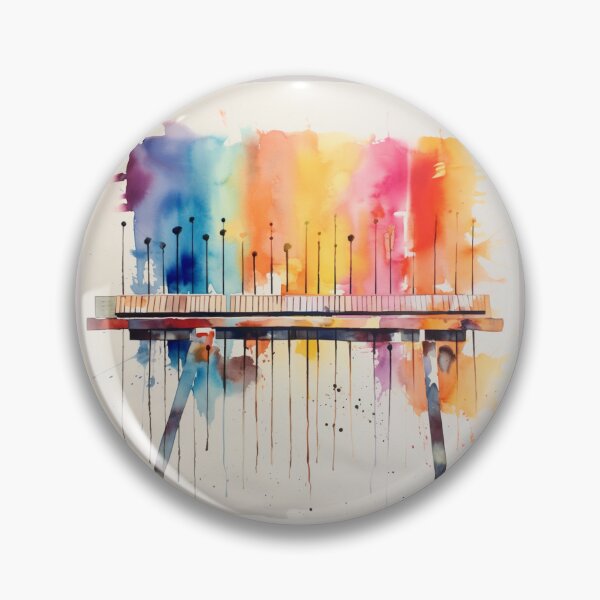Item preview, Vibraphone Watercolor designed and sold by rudimentrepub.