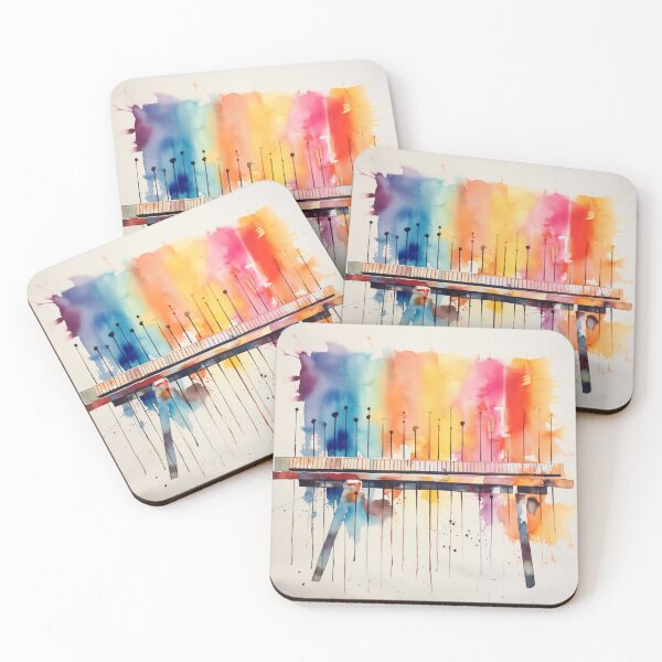 Item preview, Vibraphone Watercolor designed and sold by rudimentrepub.