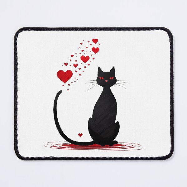 Item preview, Gato del día de San Valentín designed and sold by MindFrank.