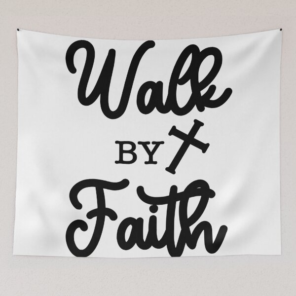 Item preview, Christian verse Walk by Faith designed and sold by BibleProject.
