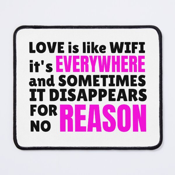 Item preview, Love is like wifi designed and sold by AdrianShirt.