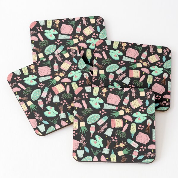 Item preview, Everyday is a Self-Care Day (black, pink) designed and sold by Dorina Larsdotter.