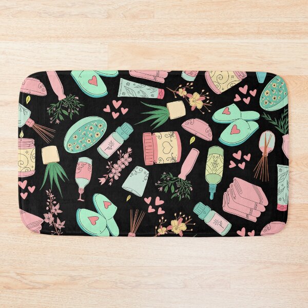 Item preview, Everyday is a Self-Care Day (black, pink) designed and sold by Dorina Larsdotter.