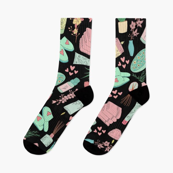 Item preview, Everyday is a Self-Care Day (black, pink) designed and sold by Dorina Larsdotter.
