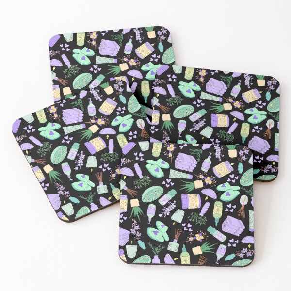Item preview, Everyday is a Self-Care Day (black, purple) designed and sold by Dorina Larsdotter.