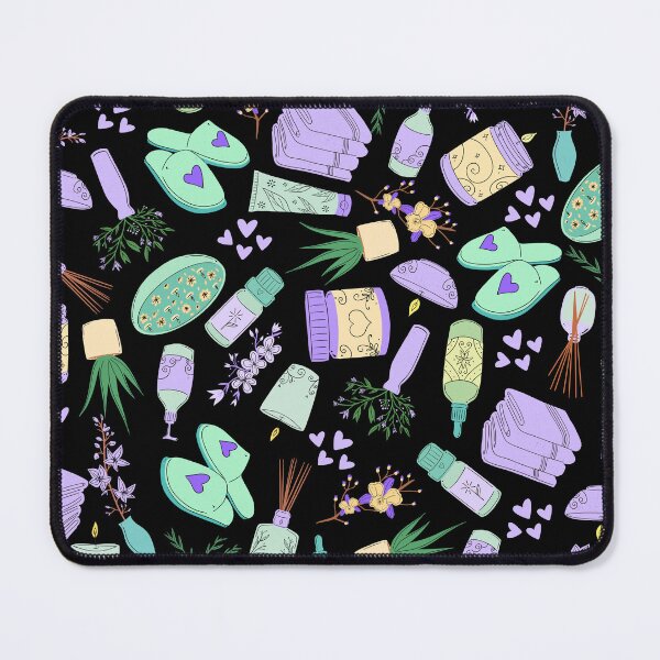 Item preview, Everyday is a Self-Care Day (black, purple) designed and sold by Dorina Larsdotter.