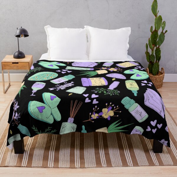 Item preview, Everyday is a Self-Care Day (black, purple) designed and sold by Dorina Larsdotter.
