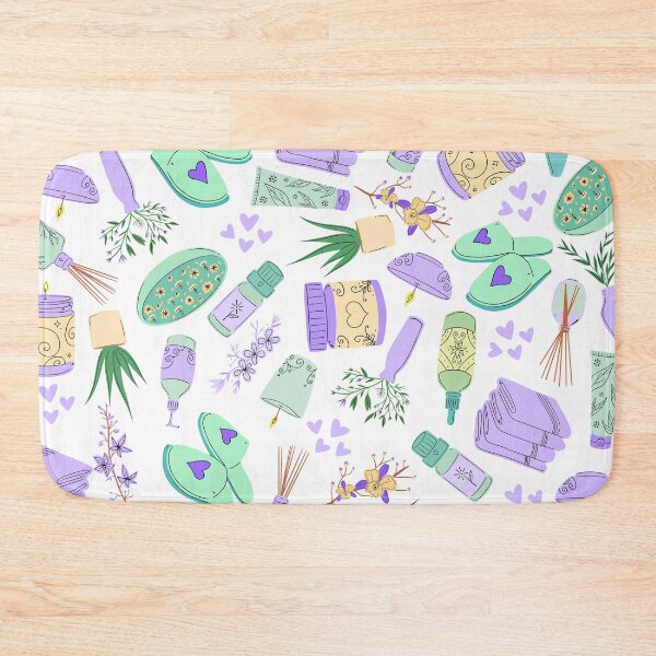 Item preview, Everyday is a Self-Care Day (white, purple) designed and sold by Dorina Larsdotter.