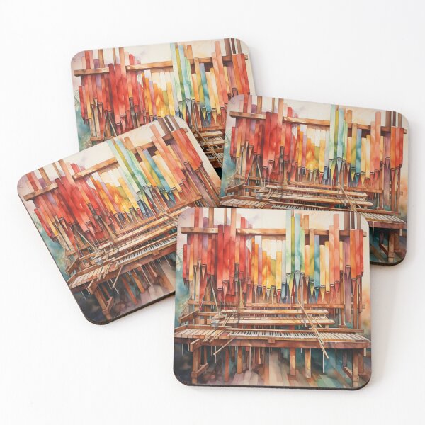 Item preview, Abstract Marimba Painting designed and sold by rudimentrepub.