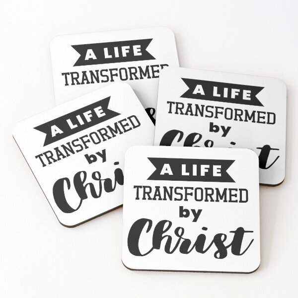 Item preview, Christian verse A Life Transformed by Christ designed and sold by BibleProject.
